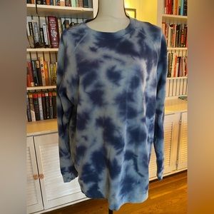 Victoria’s Secret PINK OSFA tie dye crew neck sweatshirt